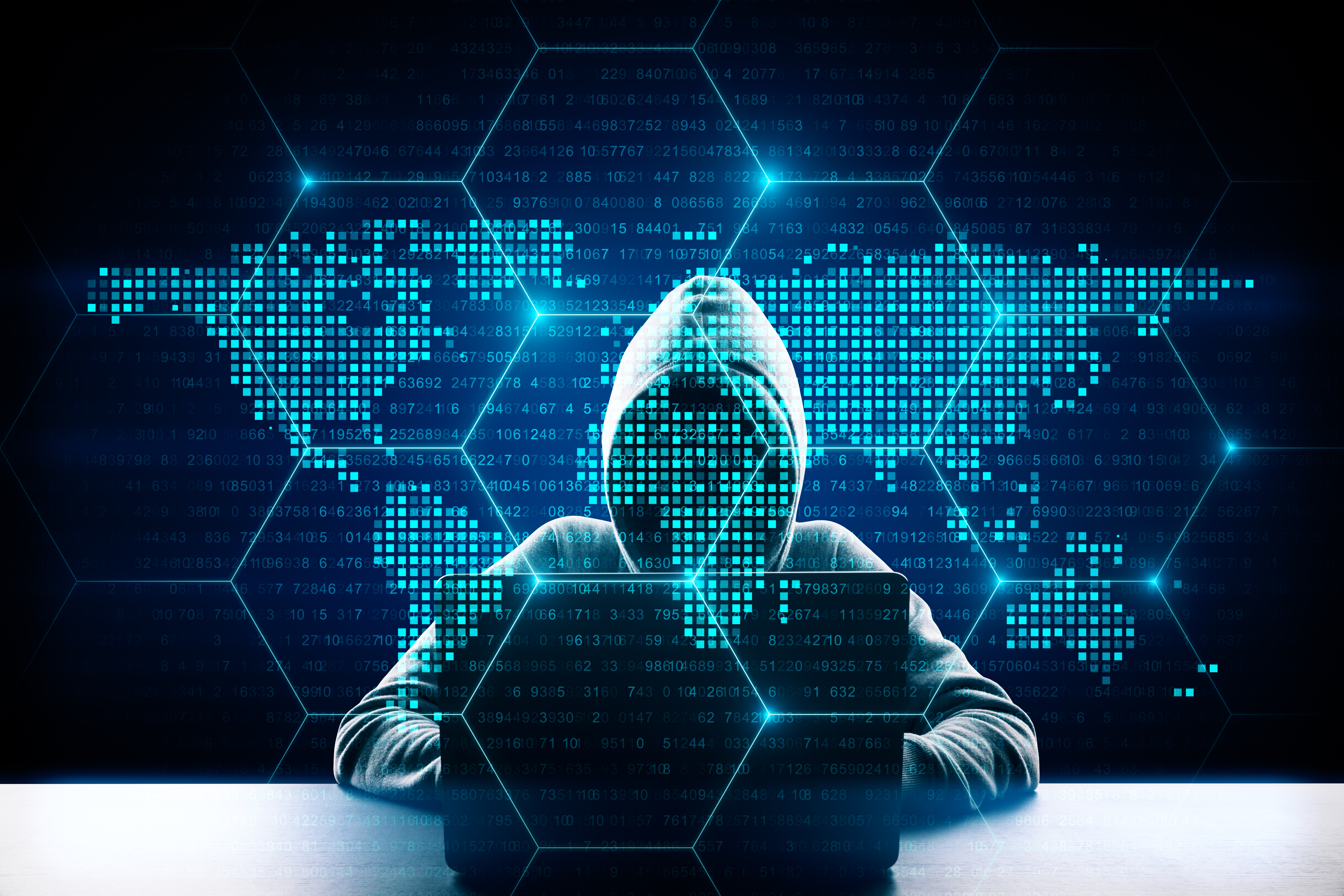 AI Data Concept - Advanced Cybersecurity Visualization